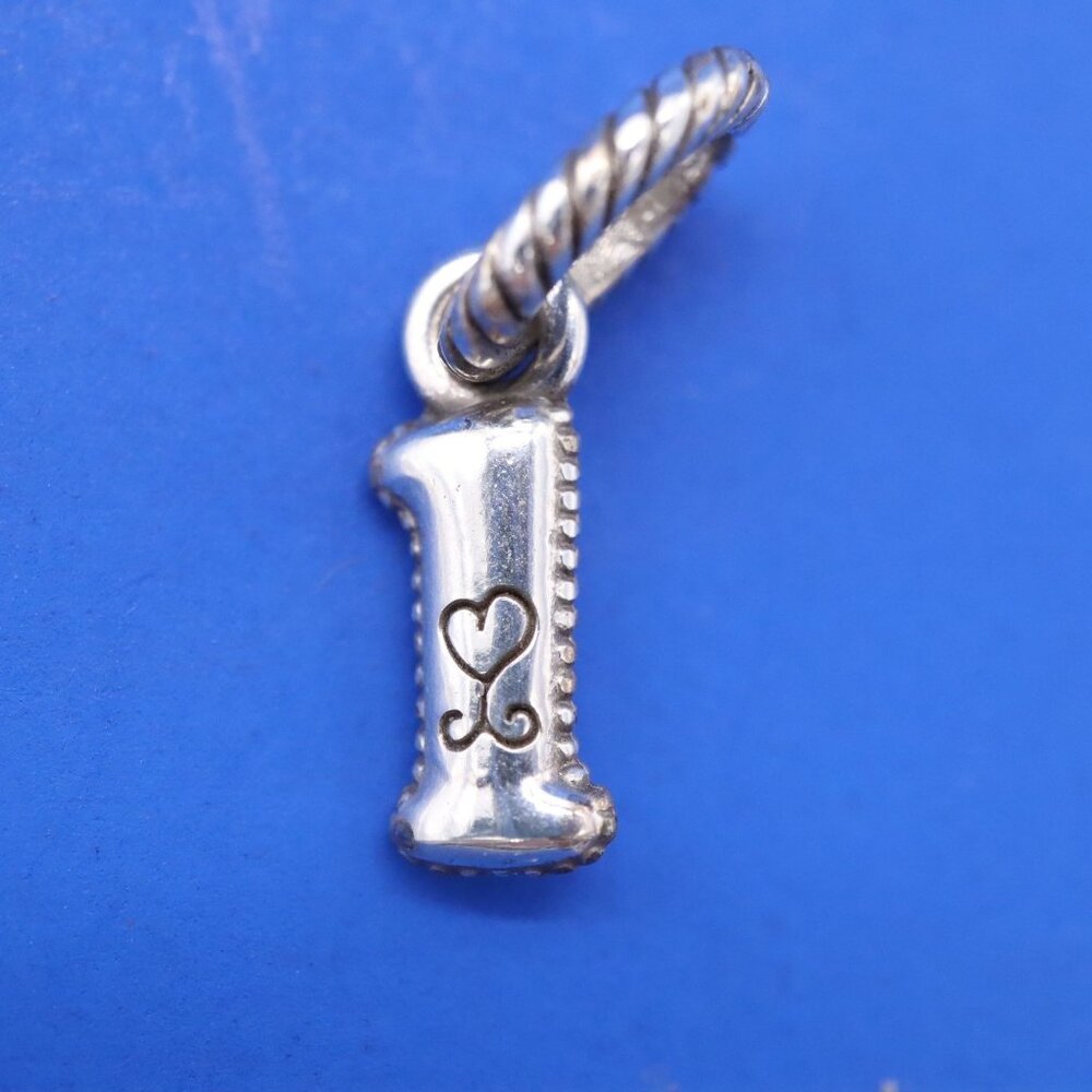 Brighton Initial "i" Bracelet Dangle Charm Lowercase Alphabet Letter